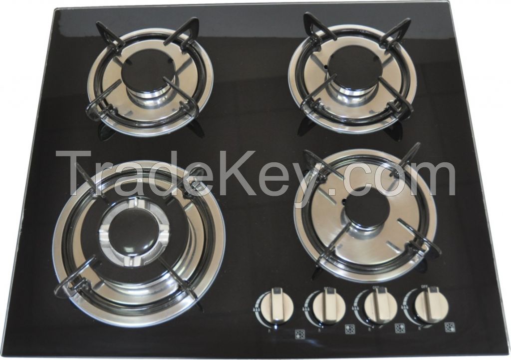 hot selling 4 burners glass top gas stove/gas cooker/gas hob JH-614G-ACCD