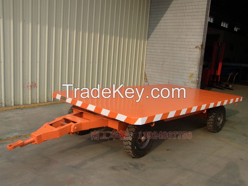 3T Industrial Flatbed Full Trailer