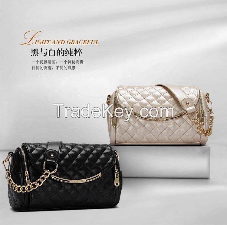 Women's Fashion Leather Cute Mini Cross Body Chain Shoulder Bag Handbag Purse