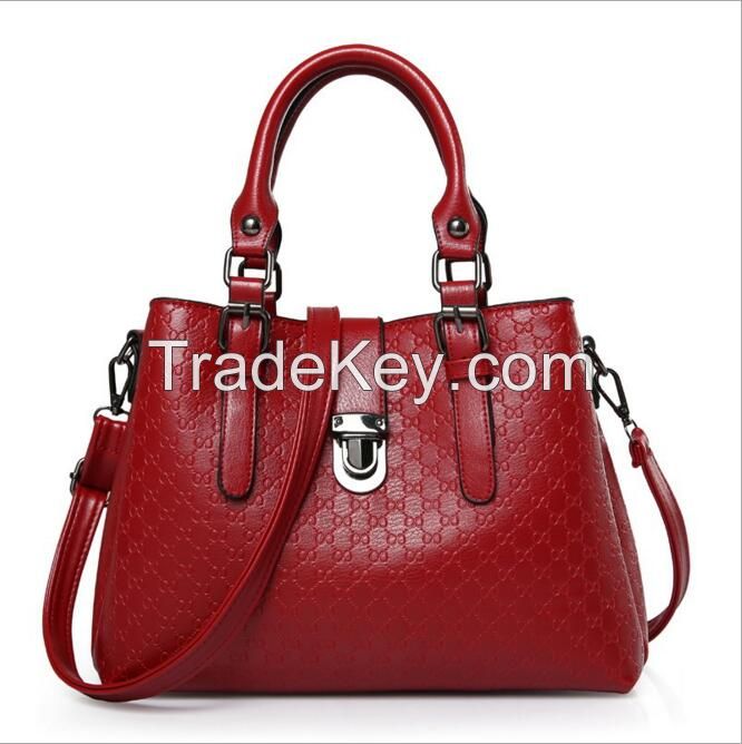 Fashionable Women's Tote Bag PU Leather Design