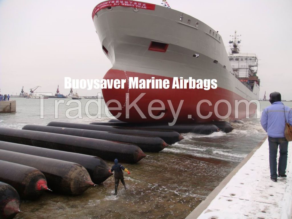Marine Rubber Airbags for Ship Launching, Drydock, Salvage, Flotation, Lifting and Moving