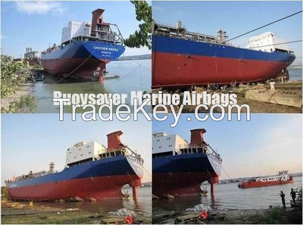 Marine Rubber Airbags for Ship Launching, Drydock, Salvage, Flotation, Lifting and Moving