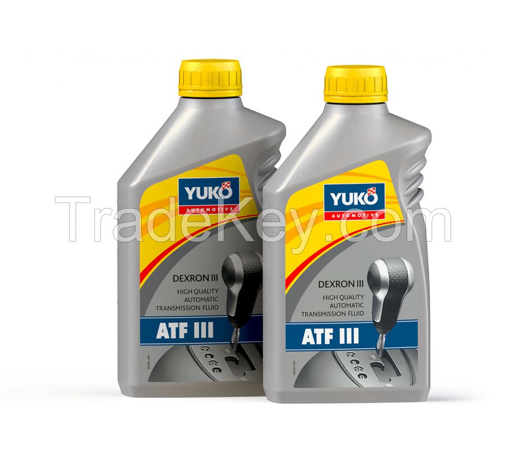 YUKO ATF III, MULTIPURPOSE ALL-SEASON POWER FLUID FOR AUTOMATIC GEARBOXES