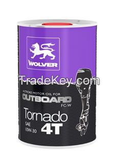 Wolver Tornado 4T Outboard 10W-30, motor oil for 4T (4-stroke) engines