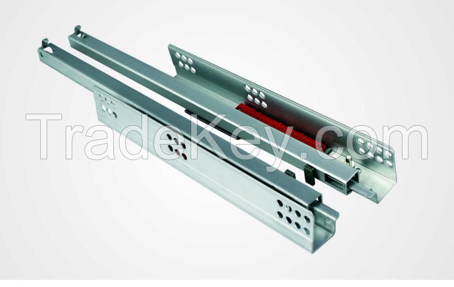 Push-open Partial Extension Concealed Drawer Slide