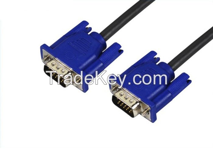 Computer connecting cable VGA cable 15p Best quallity Monitor VGA Male to Male Cable for Computer