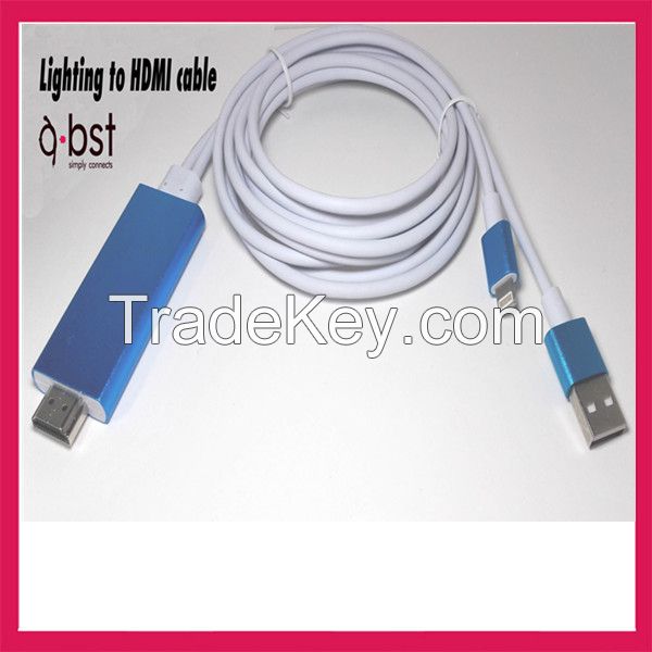 hot sale MHL Iphone lightning USB TO HDMI ADAPLTER CABLE