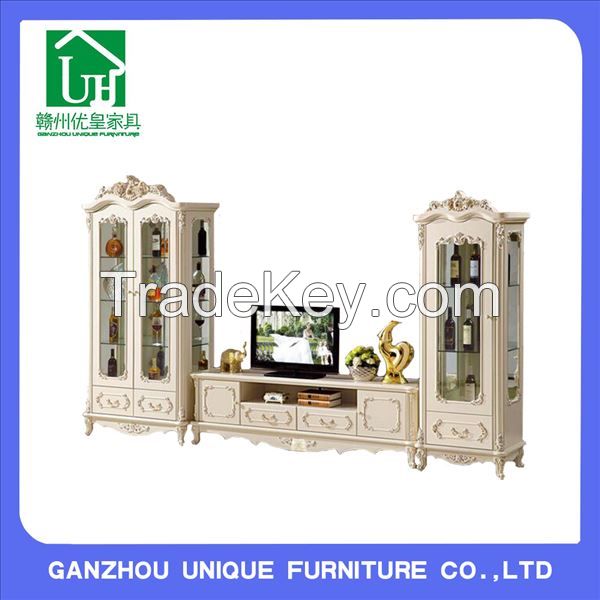 Antique Solid Wood TV Stand Furniture