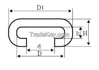 Escalator handrail belt, rubber handrail belt