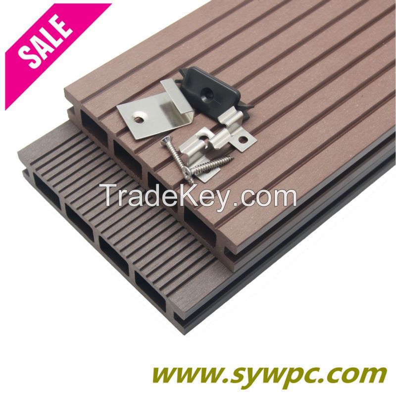 anti-UV wood plastic composite flooring
