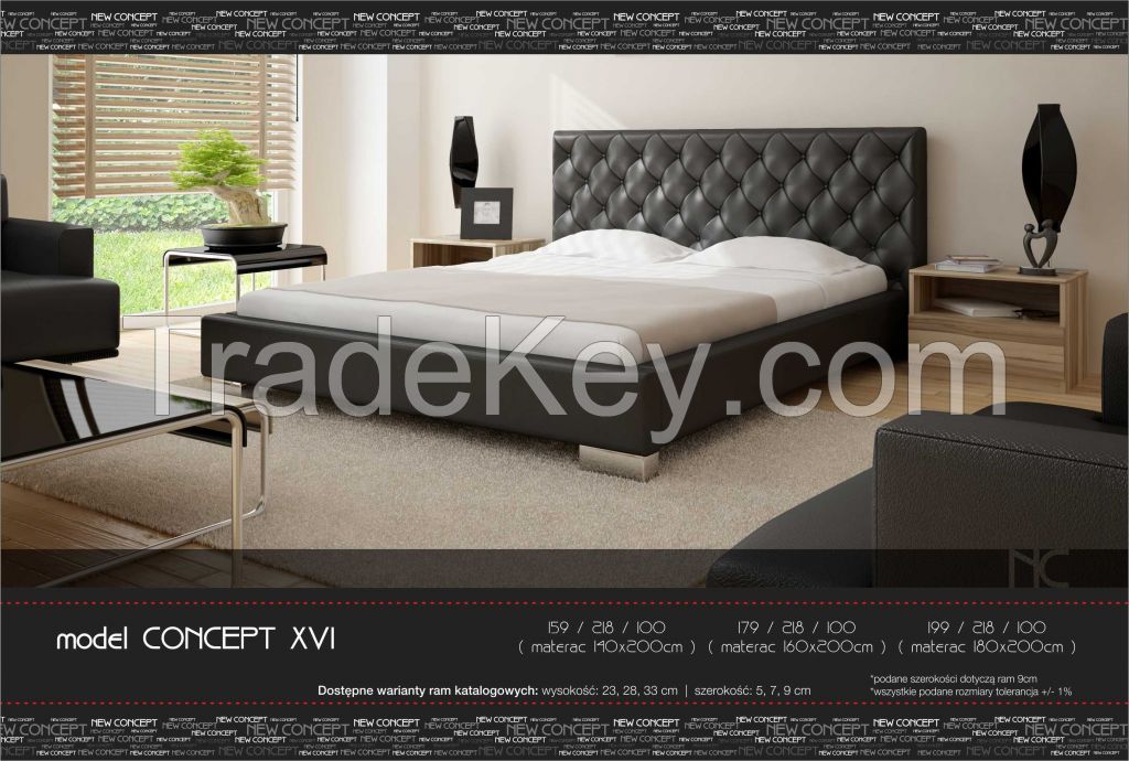 CONCEPT XVI upholstered bed model