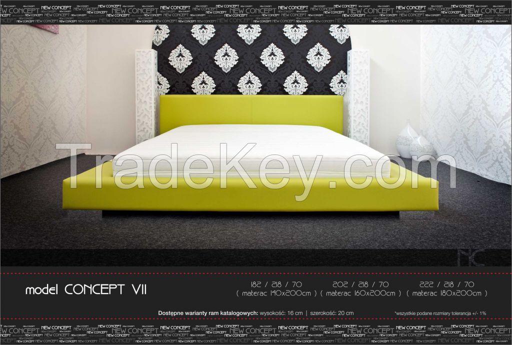 CONCEPT VII upholstered bed model