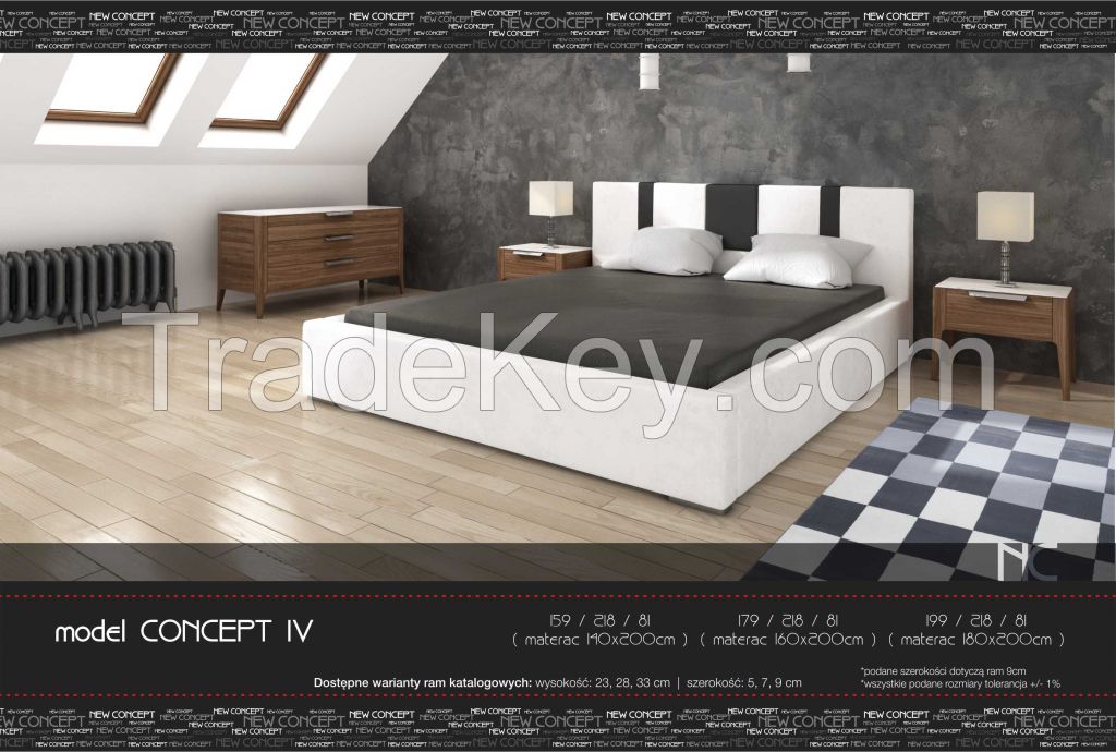 CONCEPT IV upholstered bed model