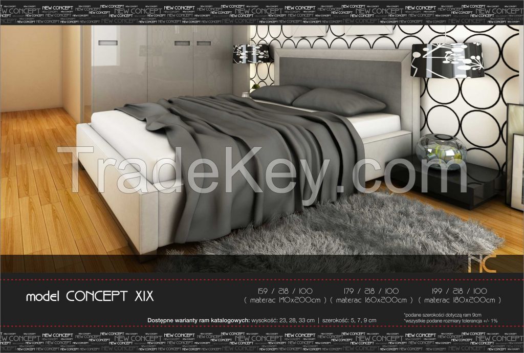 CONCEPT XIX upholstered bed model