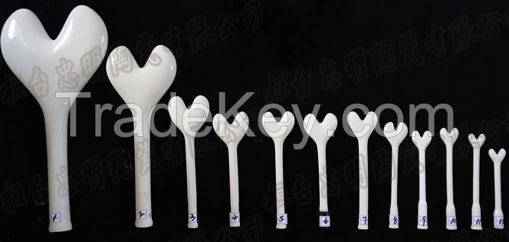 Heart Shape Porcelain Ceramic Balloon Mould Balloon Former