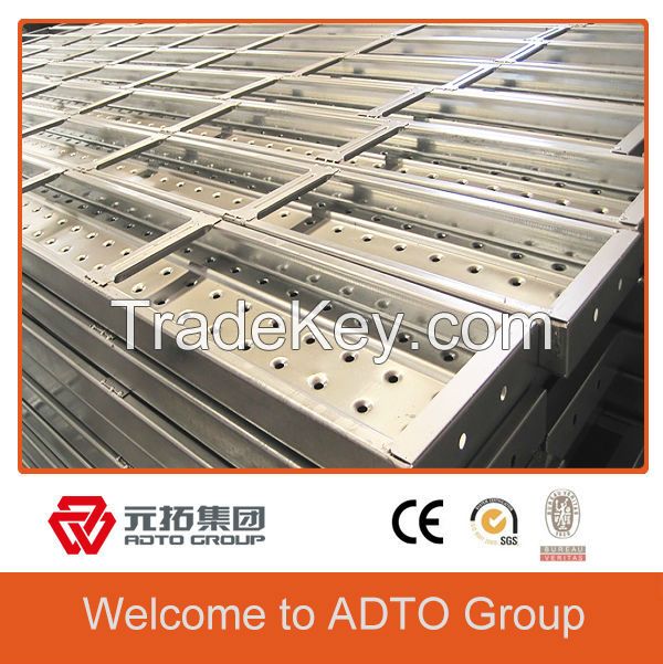 Galvanized scaffolding steel plank / walk board /platform