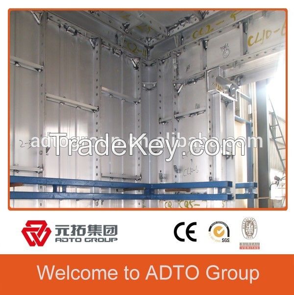 Concrete aluminum formwork system