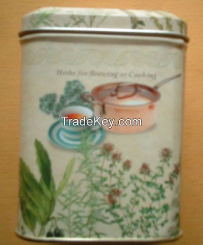 Coffee Tea Tin Box