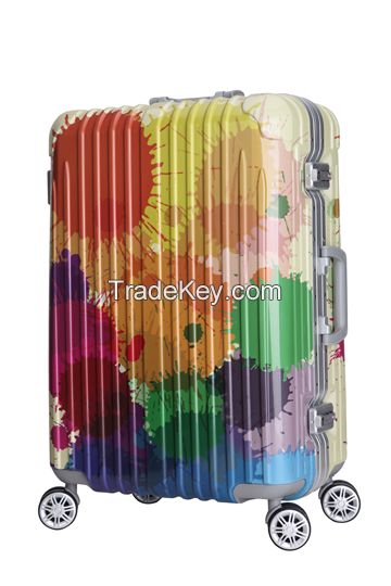 Fashion ABS PC hardshell travel luggage set 8056