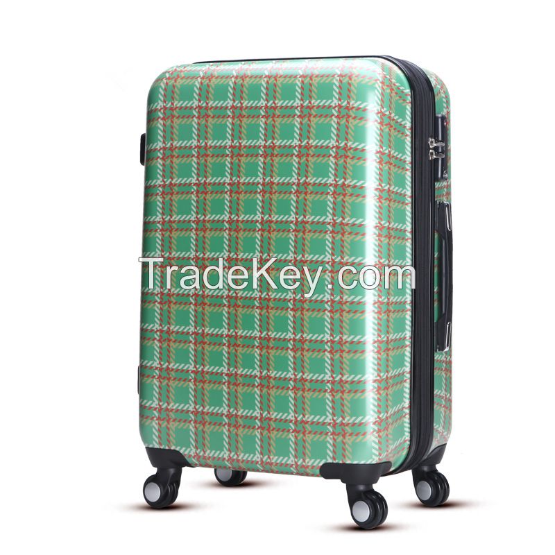 Fashion ABS PC hardshell travel luggage set 55017