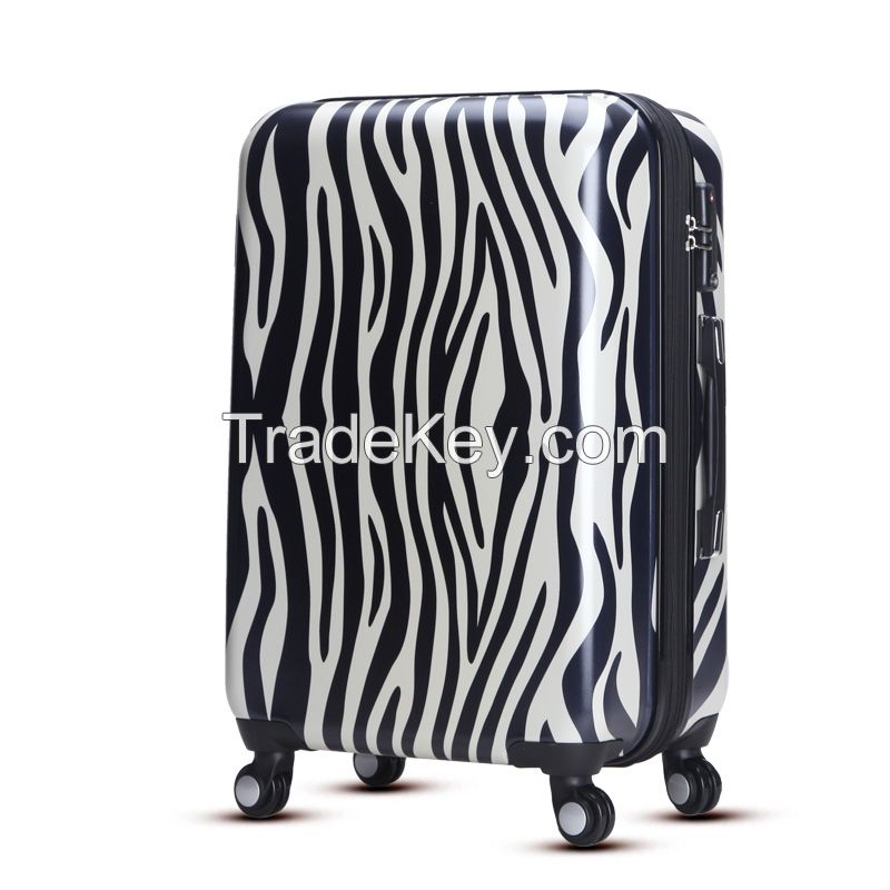 WAO fashion tsa lock , spinner wheel 3 in 1 travel luggage set