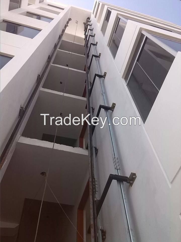 Lift Guide Rail with Fish Plate