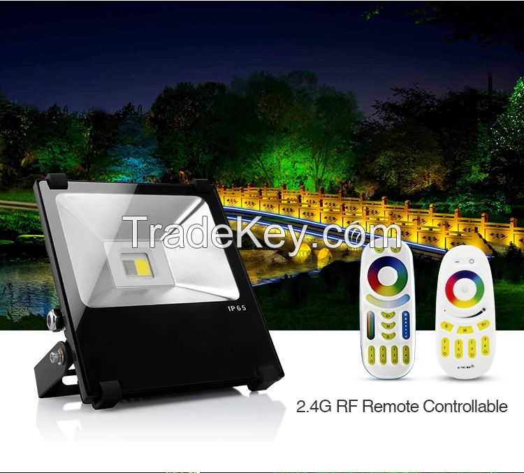 High lumen 35w IP65 wifi and remote control RGBW led flood light led outdoor lighting fixture flood light