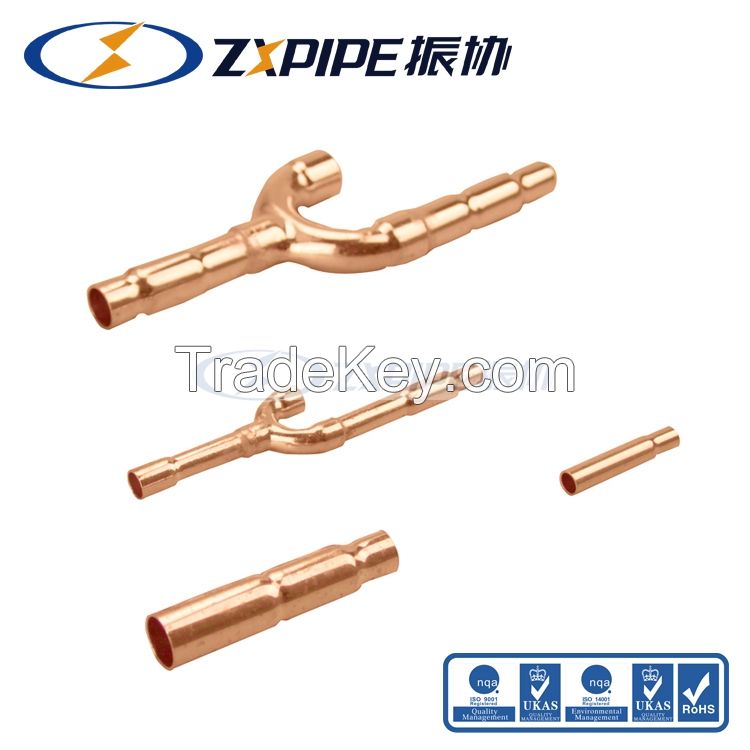 copper branch pipe copper disperse pipe Midea disperse pipe