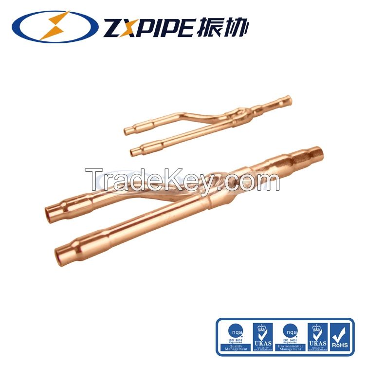 copper branch pipe disperse pipe 