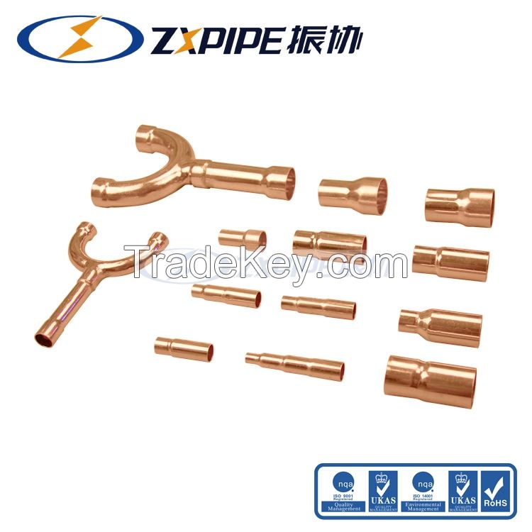 copper branch pipe disperse pipe air-conditioning disperse pipe