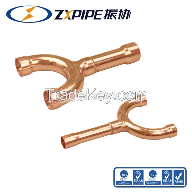 copper branch pipe disperse pipe air-conditioning disperse pipe