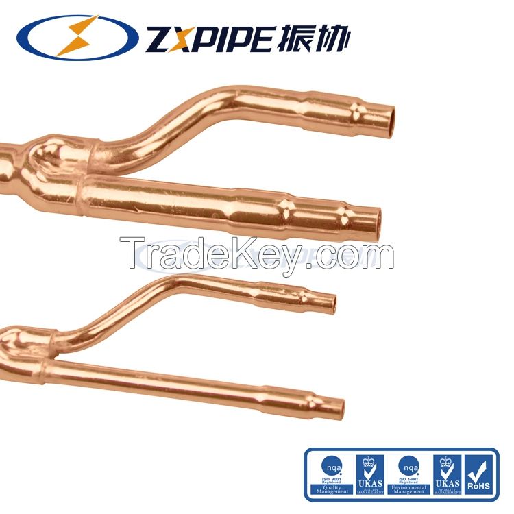 copper branch pipe disperse pipe Daikin branch pipe