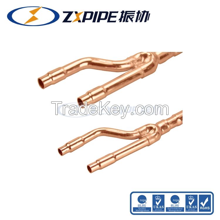 copper branch pipe disperse pipe Gree copper branch pipe