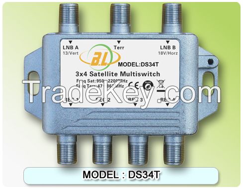 Satellite multiswitch DS34T