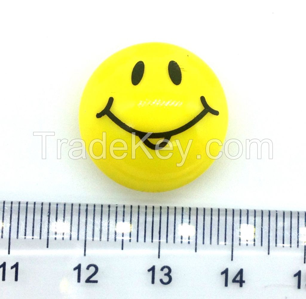 high quality yellow emoji plastic magnets white board magnet supplied