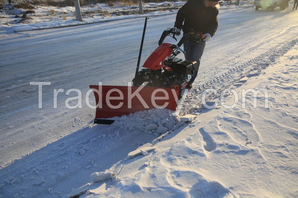 Hongyue 740 Walking Tractor with Snow Blade