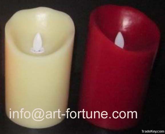 LED flameless wax candle