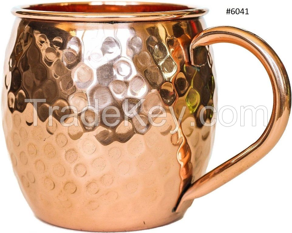 Hammered Copper Mule Mug 16 Oz