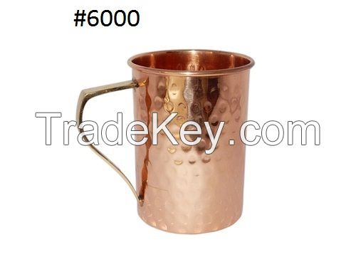 Pure Copper Hammered Mule Mug