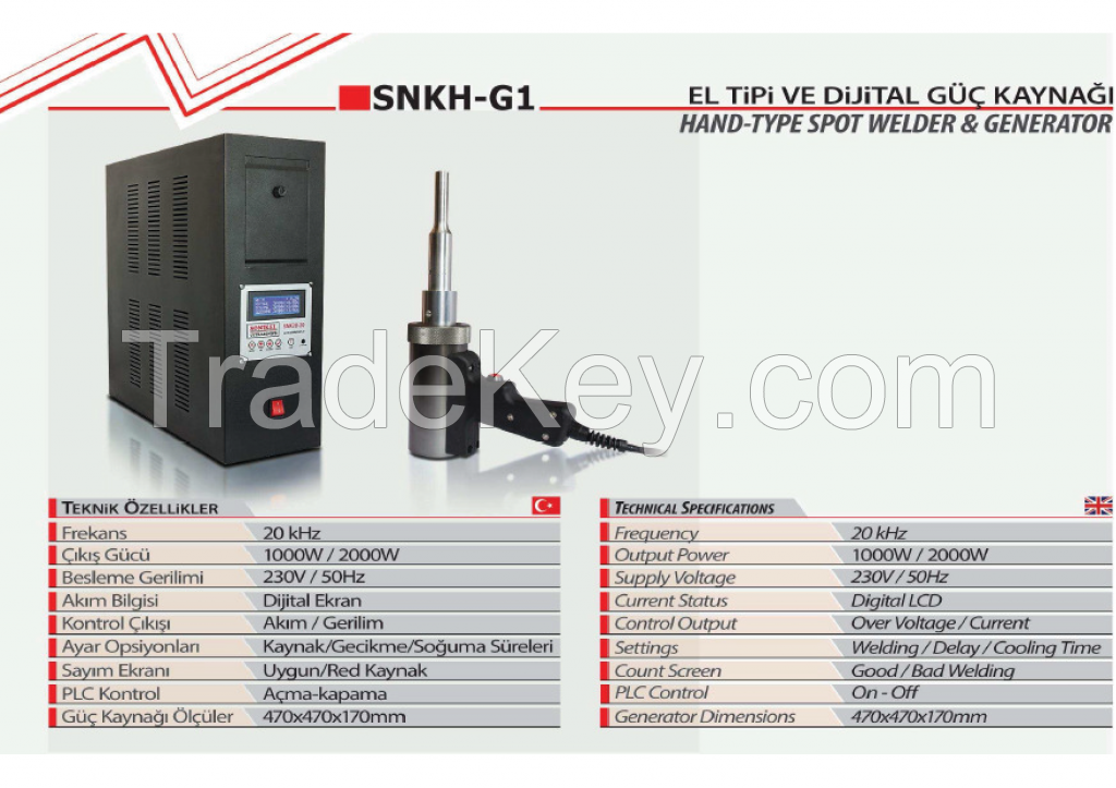 Hand Type Ultrasonic Welding Machine