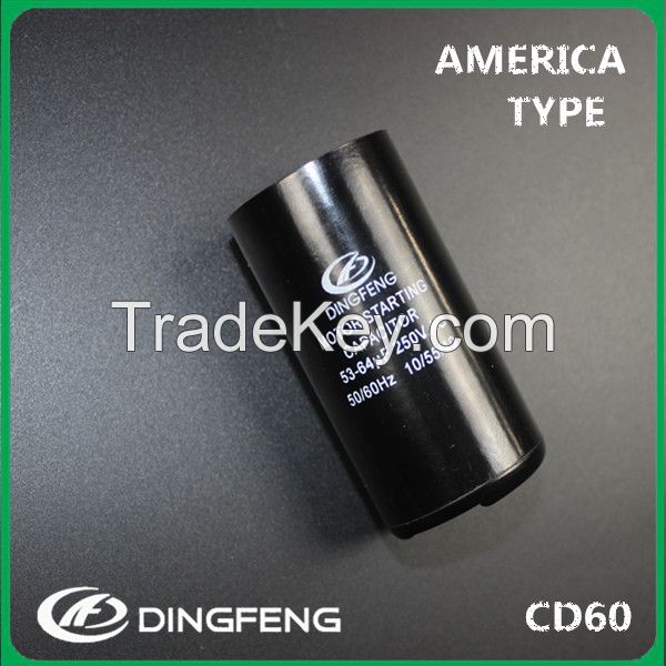 cd60 motor starting capacitor 10/55 250V