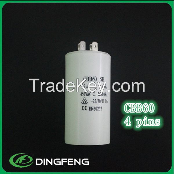 polypropylene capacitor CBB60 capacitor for ac motor