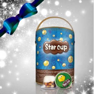 Sweet Happiness Star Cup Chocolate Biscuit