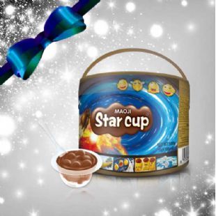 Sweet Happiness Star Cup Chocolate Biscuit