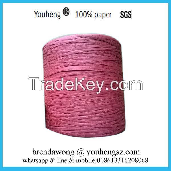 best price and colorful raffia paper ribbion