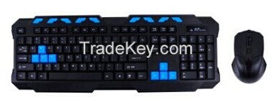 wirelss multimedia keyboard and mouse combo
