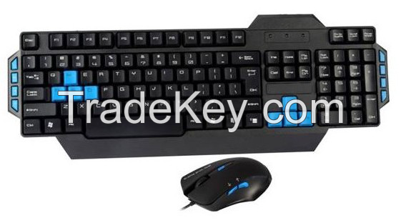 wired multimedia keyboard mouse combo