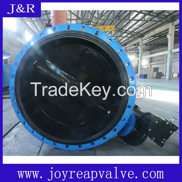 DN1000 soft seals flange butterfly valve