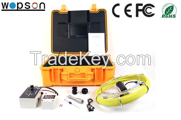 Underground camera pipe sewer CCTV camera with ABS case