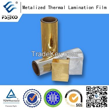 metalized thermal lamination film